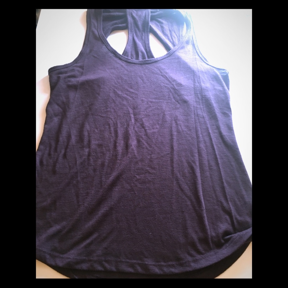 Eggplant Balance Collection tank top